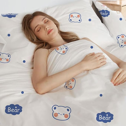 Portable Disposable Bed Sheet, Duvet Cover, Pillowcase Four Piece Set, - Image 4