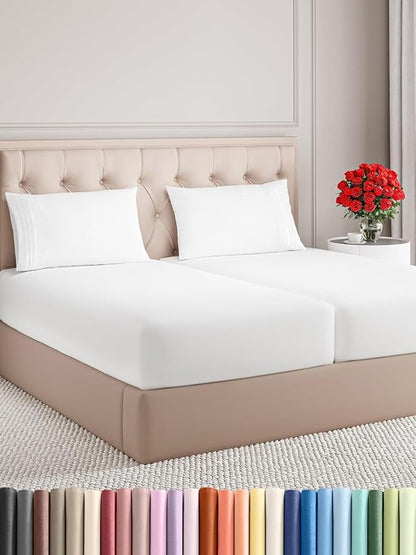 Split King Size 5 Piece Sheet Set by CGKUnlimited