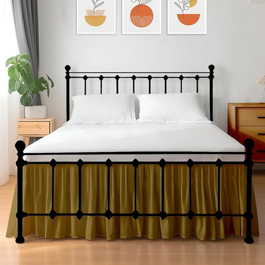 Shreem Linen Ruffled Bed Skirt by SHREEM+LINEN