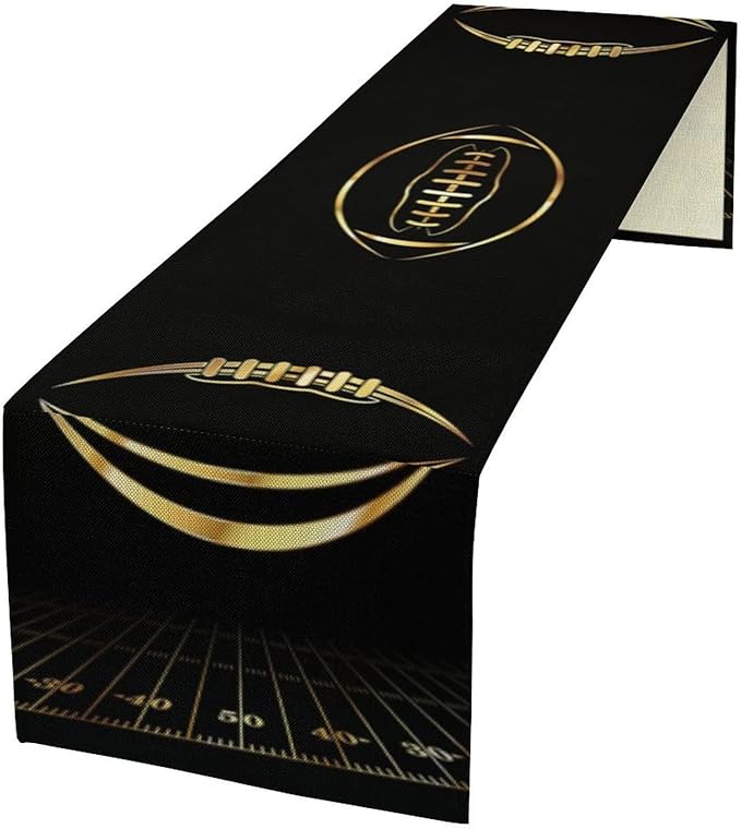 American Football Table Runner Sport Game Days Seasonal Table Runner Soccer by moderw