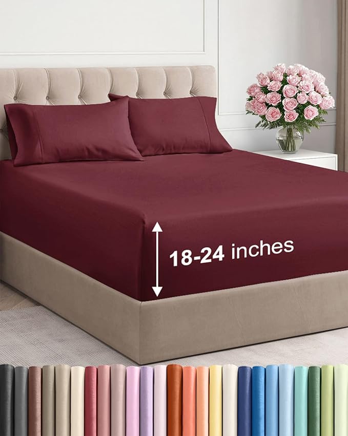 Extra Deep Pocket Queen Sheet Set by CGKUnlimited