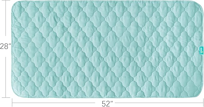 Waterproof Crib Mattress Protector Pad Cover 28" x 52", Anti Slip & Absorbent - Image 4
