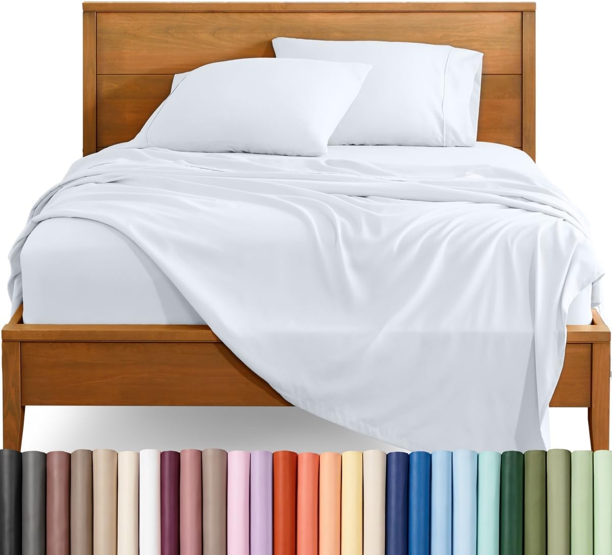 bare home full xl sheet set - 1800, main product view