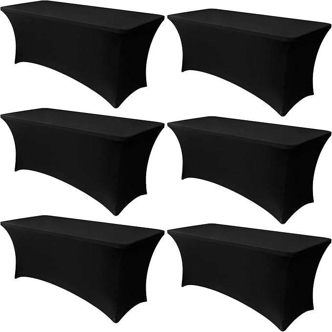 Obstal 6 Pack Stretch Spandex Table Covers by Obstal