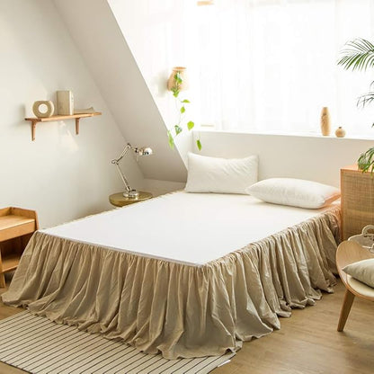 Simple&Opulence Belgian Linen Bed Skirt by SimpleOpulence