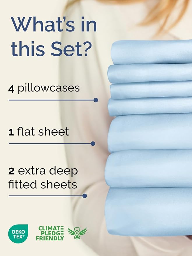 Extra Deep Split King Sheet Set - Image 2