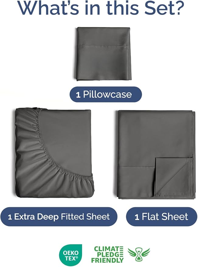 Extra Deep Pocket Twin Sheets - Image 2