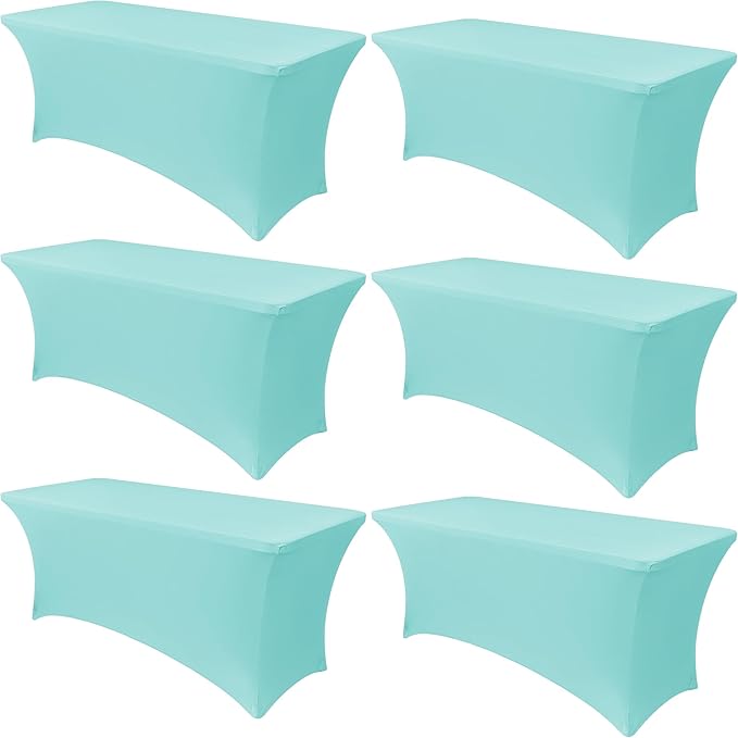 Obstal 6 Pack Stretch Spandex Table Covers by Obstal