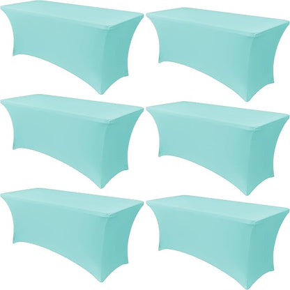 Obstal 6 Pack Stretch Spandex Table Covers by Obstal