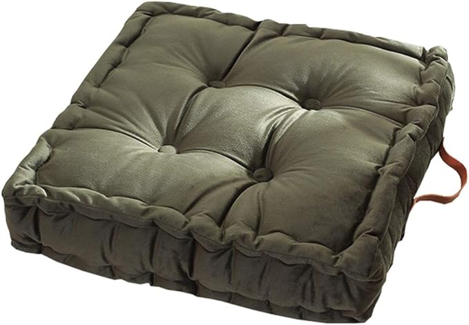 vctops Square Solid Color Velvet Seat Cushion by vctops