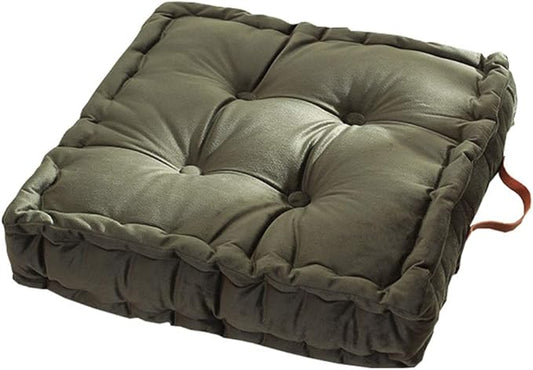 vctops Square Solid Color Velvet Seat Cushion by vctops