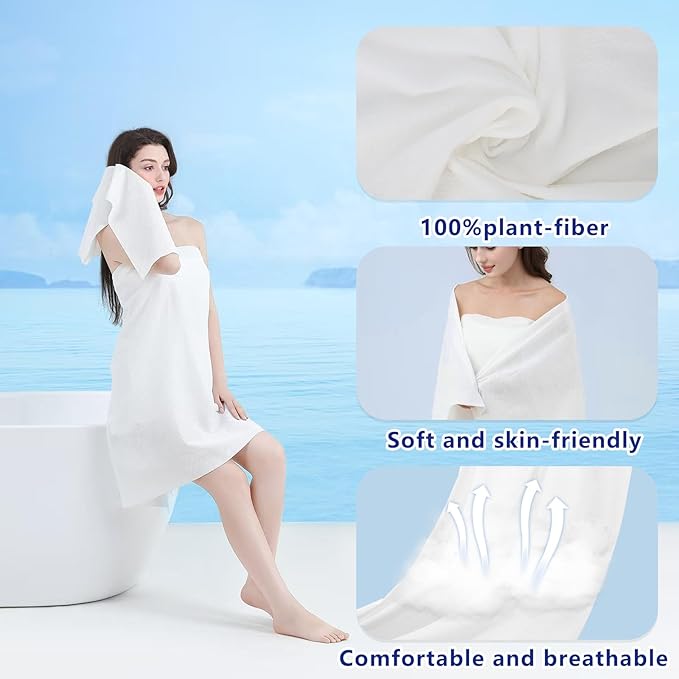 Disposable Bath Towels, Large Compressed Towel Tablets Disposable Towels - Image 7