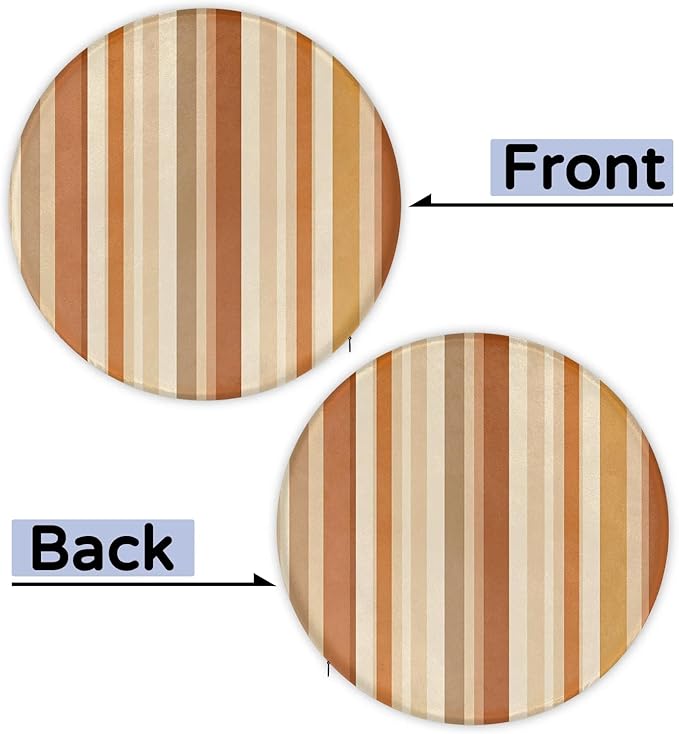 Stripes Pattern Geometric Foam Padded Seat Cushion - Image 6