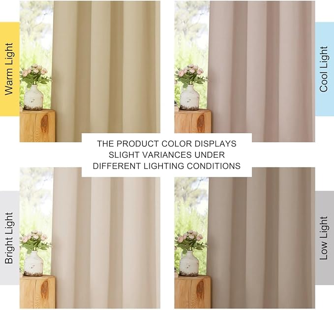 NICETOWN Thick Linen Curtains Privacy - Image 9