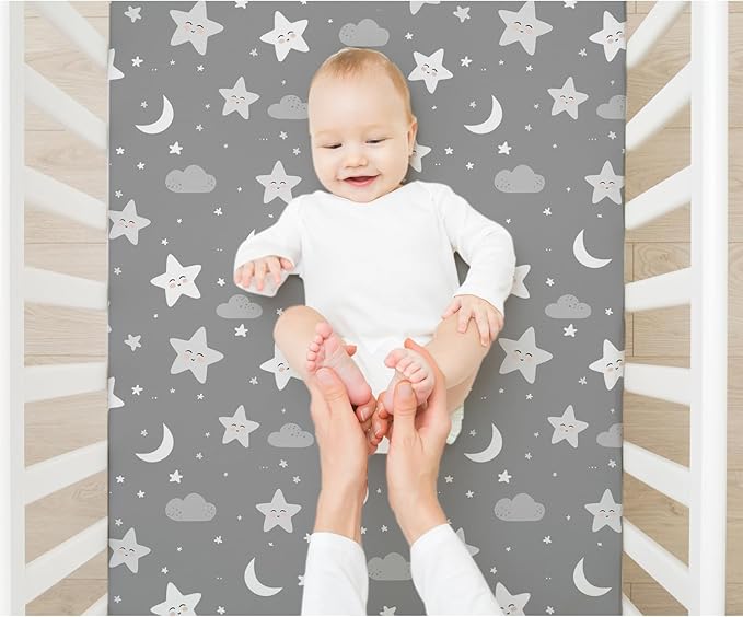 BBROLEX Baby Fitted Crib Sheets: Kid Crib Sheets - Image 5