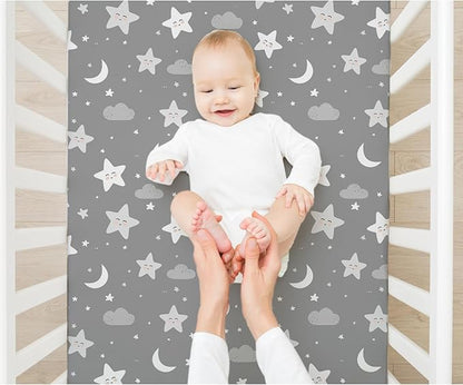 BBROLEX Baby Fitted Crib Sheets: Kid Crib Sheets - Image 5