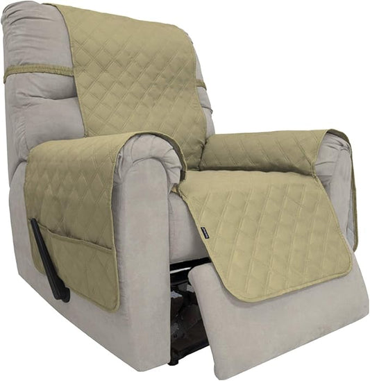 Easy-Going Sofa Slipcover Waterproof Recliner Chair Cover Non-Slip Fabric Couch by Easy-Going