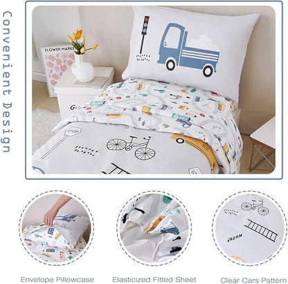 PERFEMET 4 Pcs Toddler Bedding Set - Image 5