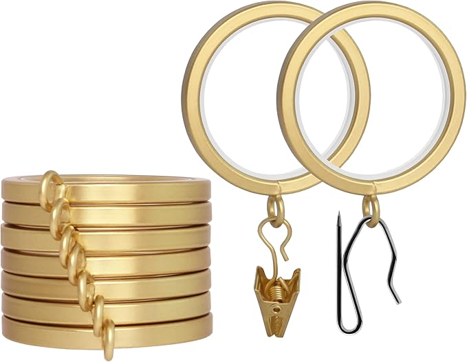 BlastHome® Luxury Curtain Rings by BlastHome