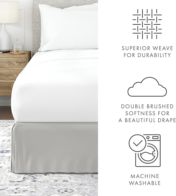 Linen Market Bed Skirt - Image 5