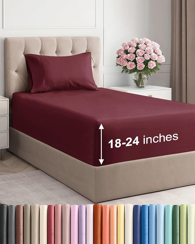 Extra Deep Pocket Twin Sheets by CGKUnlimited