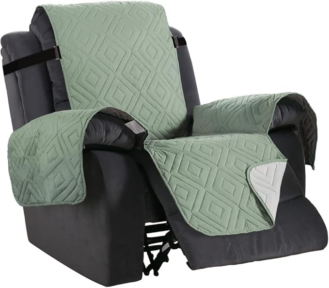 H.VERSAILTEX Reversible Quilted Recliner Covers Water Resistant Furniture by HVERSAILTEX
