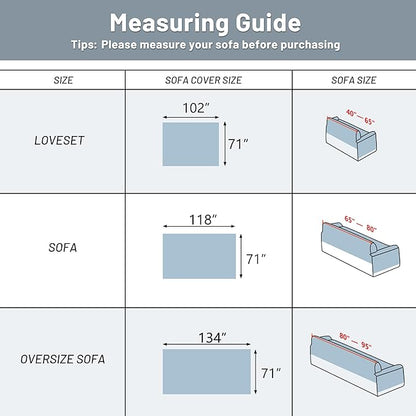 MYSKY HOME Sectional Couch Cover Black Boho Geometric Sofa Covers - Image 7