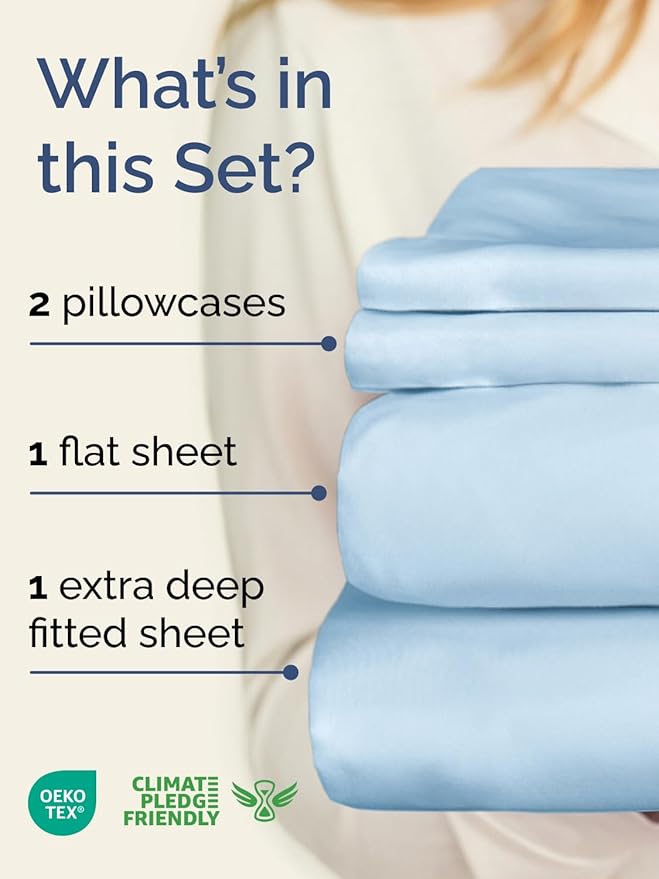 Extra Deep Pocket Queen Sheet Set - Image 2
