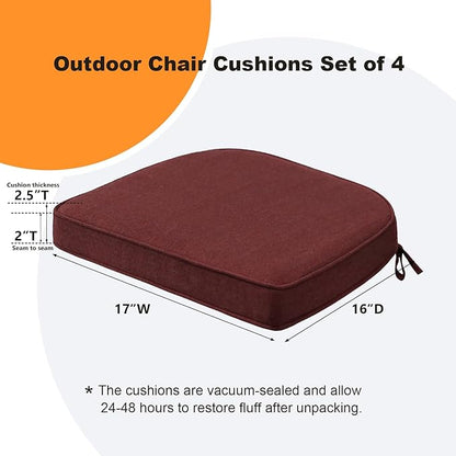 Sunbrella Round Corner Seat Cushions, Indoor Outdoor Water Repellent Universal - Image 6
