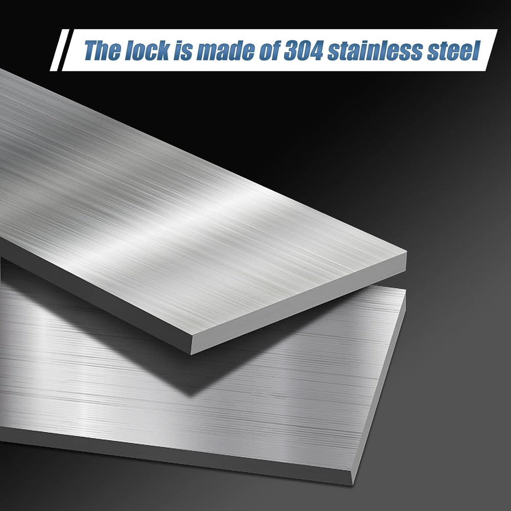 39 Inch Heavy Duty Aluminum Stripes Plated Tool Box Pick Up Truck Bed RV Trai...