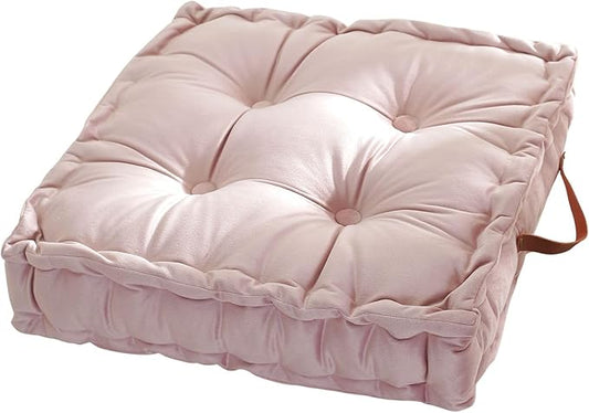vctops Square Solid Color Velvet Seat Cushion by vctops