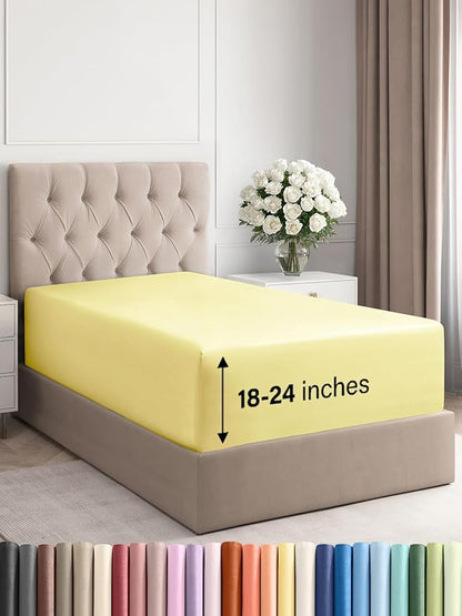 Extra Deep Twin XL Fitted Sheet by CGKUnlimited
