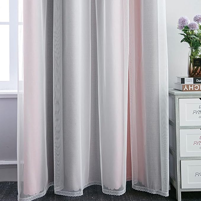 FANLI Ombre Rainbow Blackout Curtains - Image 4
