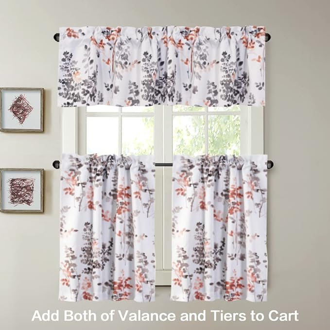 H.VERSAILTEX Valance for Kitchen Windows/Bathroom/Living Room/Bedroom Blackout - Image 6