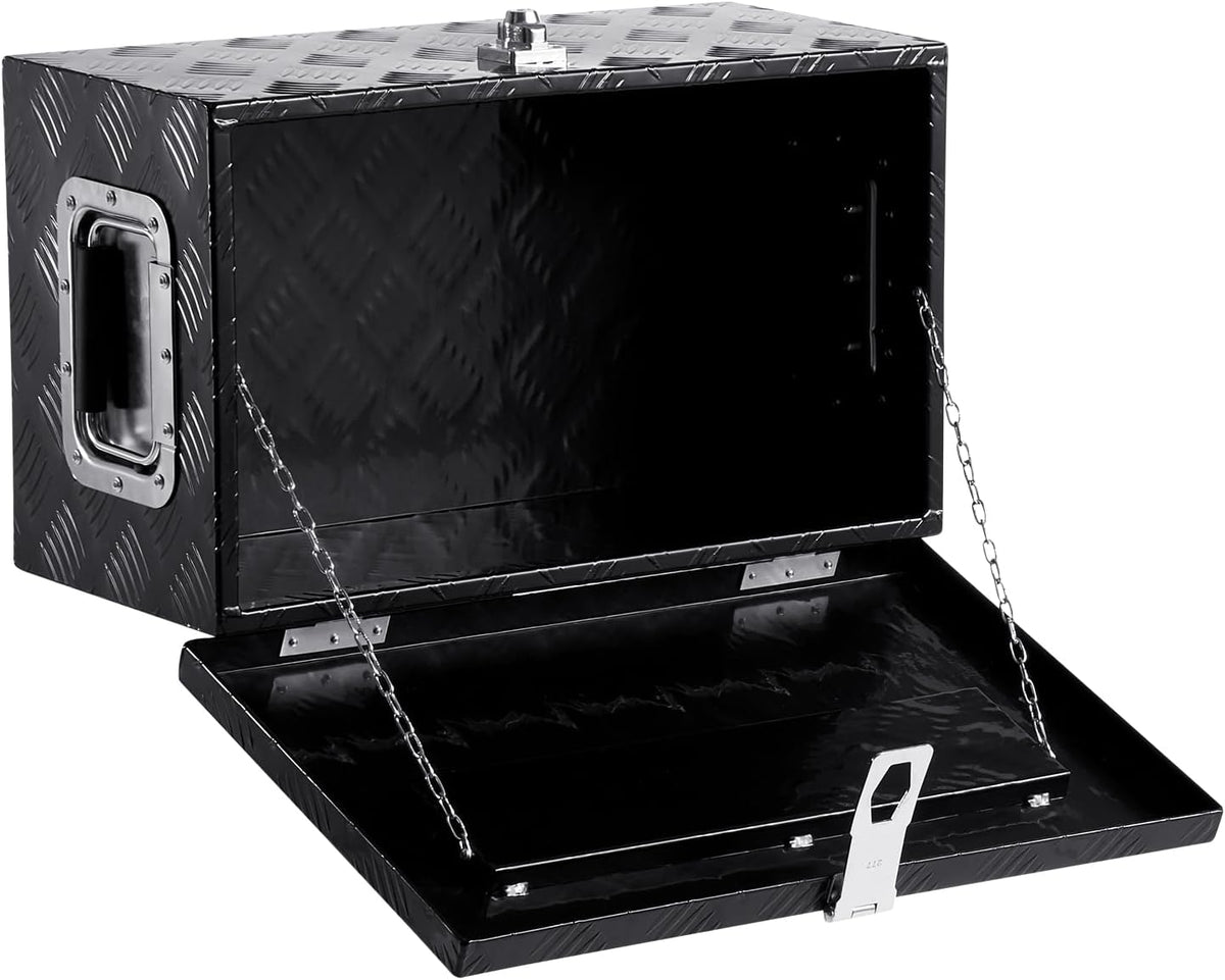 vevor heavy duty aluminum truck bed tool box, view 9