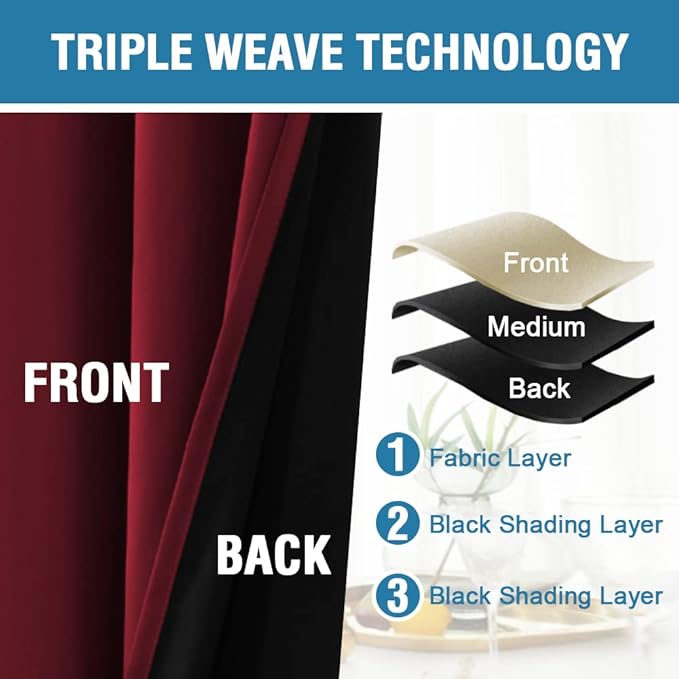 H.VERSAILTEX 100% Blackout Curtains - Image 4