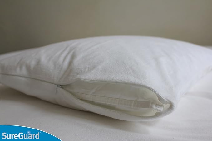 Set of 2 King Size SureGuard Pillow Protectors - Image 3