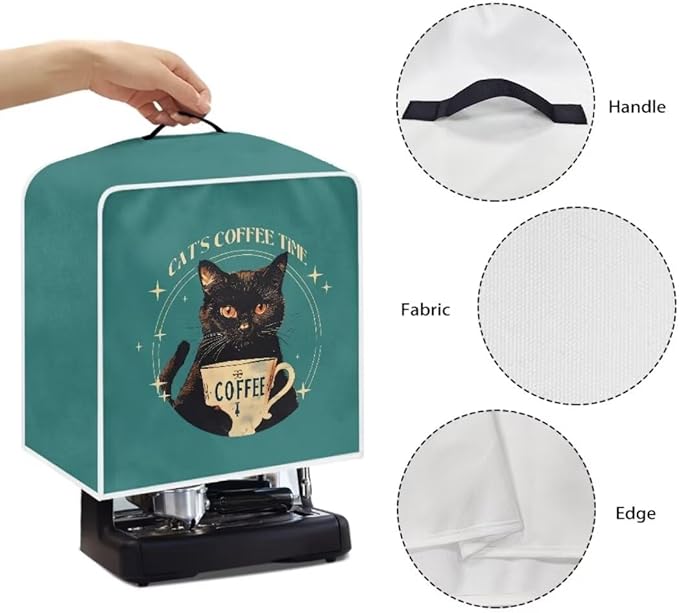 Mumeson Cat Coffee Cup Coffee Maker Cover, Stain Dust Resistant Supplies Home - Image 5