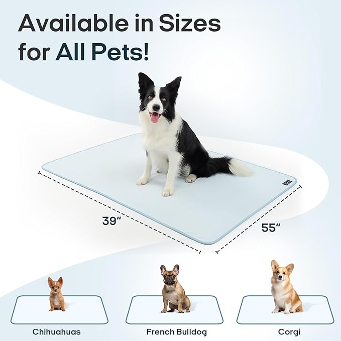 Zonli Premium Cooling Blanket for Dogs-Lightweight Fluffy Pet Throw & Bed Cover - Image 9