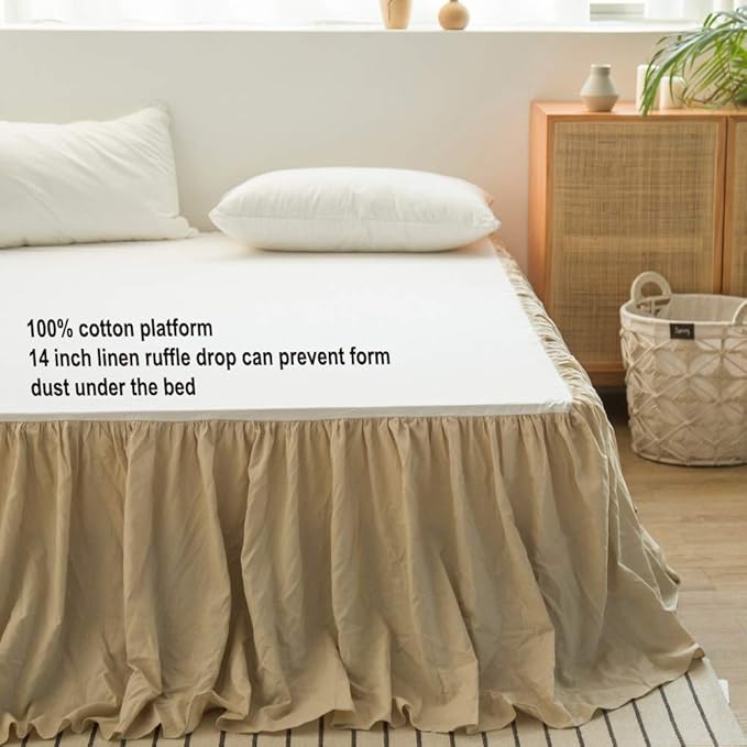Simple&Opulence Belgian Linen Bed Skirt - Image 2