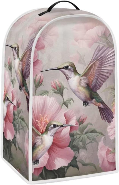 Hummingbird Floral Blender Dust Cover Appliance Covers - Image 2