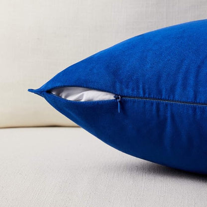 Fancy Homi 2 Packs Premium Faux Suede Decorative Throw Pillow Covers, Super - Image 3