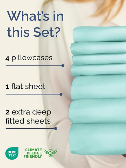 Extra Deep Split King Sheet Set - Image 2