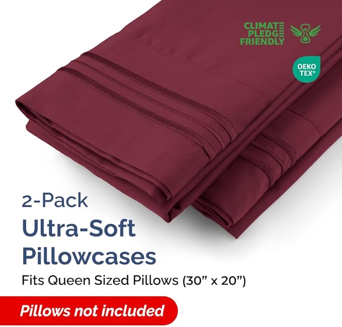 Queen Pillow Cases Set of 2 - Image 2