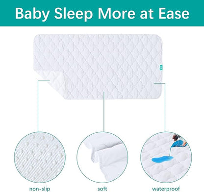 Crib Mattress Protector Pad Cover Quilted Waterproof Incontinence Bed Pads - Image 2