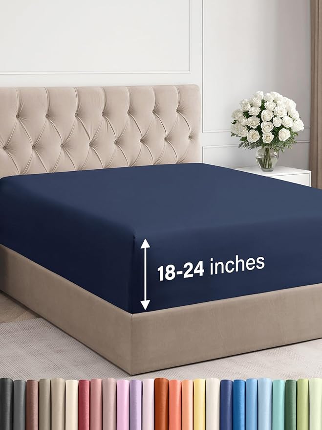 Extra Deep Queen Fitted Sheet by CGKUnlimited