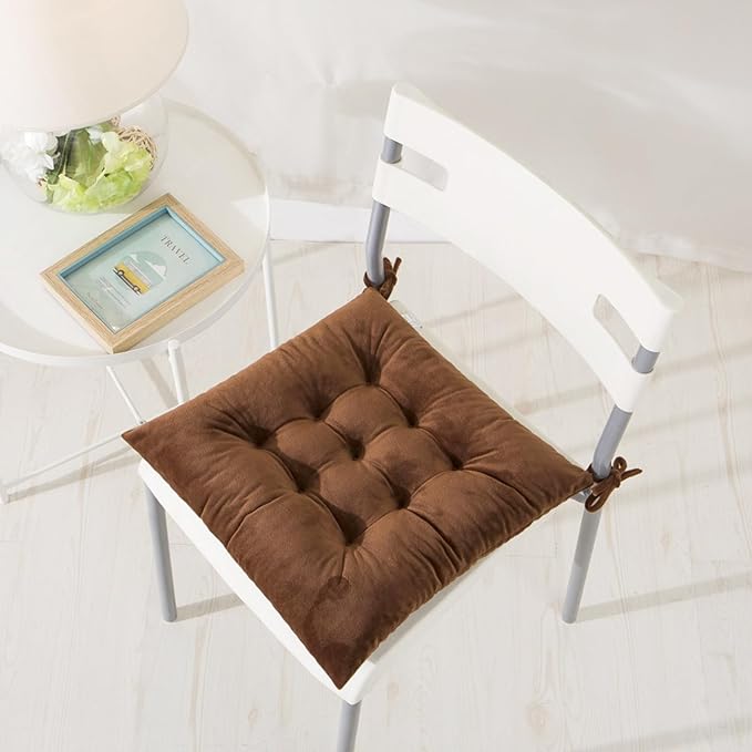 6 Pack Square Seat Cushion Chair Pads - Image 6