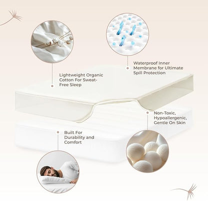 Organic Waterproof Mattress Protector Cal King - Image 3