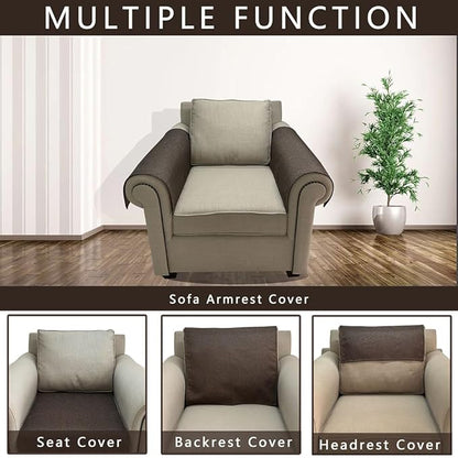 Couch Arm Covers, Anti-Slip Sofa Armrest Cover - Image 4