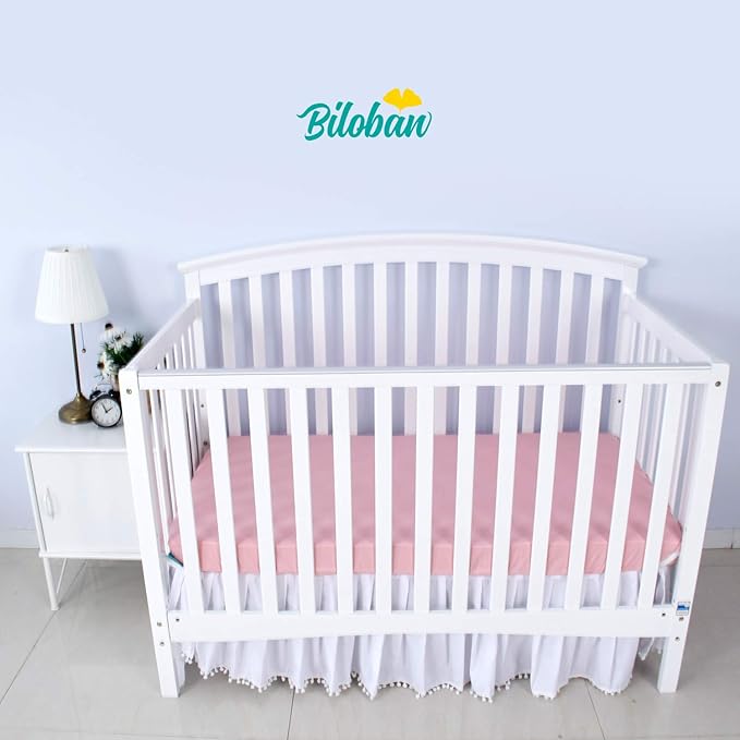 Crib Sheets and Waterproof Crib Mattress Protector 4 Pack Set, Waterproof Crib - Image 6